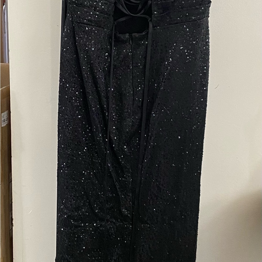 Black Sequin Maxi Dress - Elegant Evening Gown